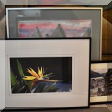 A15. Framed artwork. 